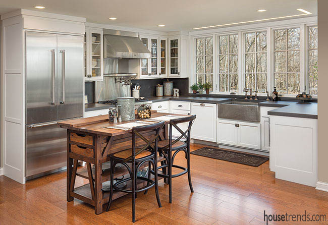 Kitchen remodel introduces a plethora of windows