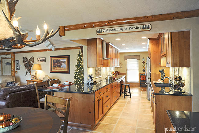 Small, but sturdy kitchen design