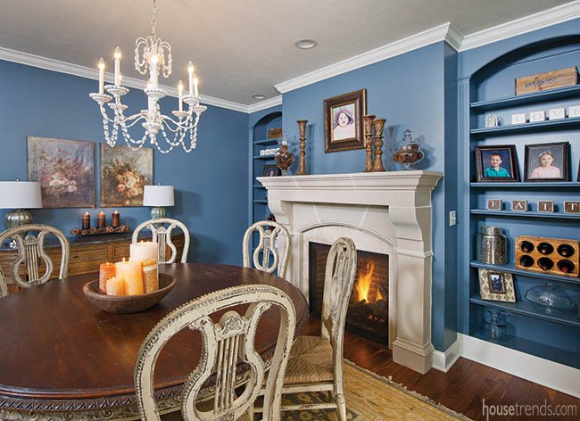 Built-ins display memorabilia