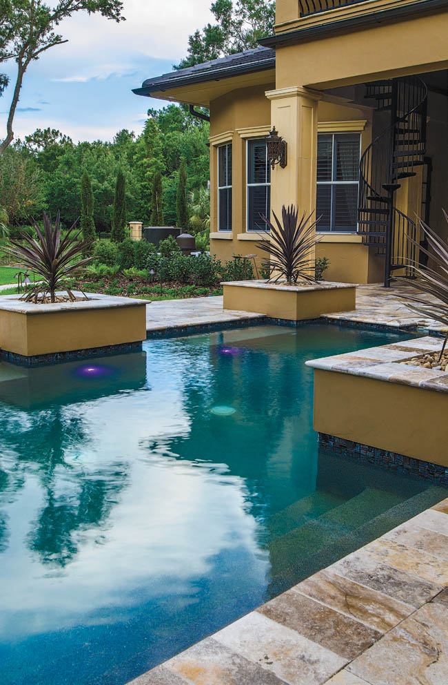 Swimming pools serve separate purposes