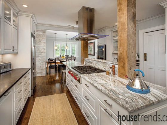 Kitchen cabinets with ties to the past