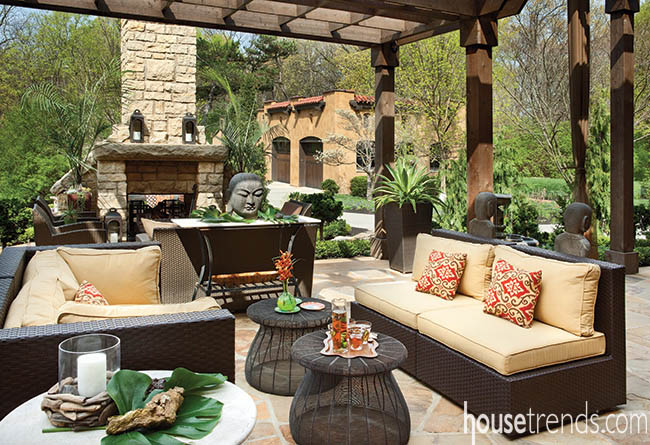 Yard art adds protection to guests