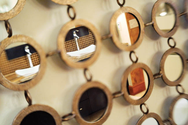 Bathroom gets a unique accessory