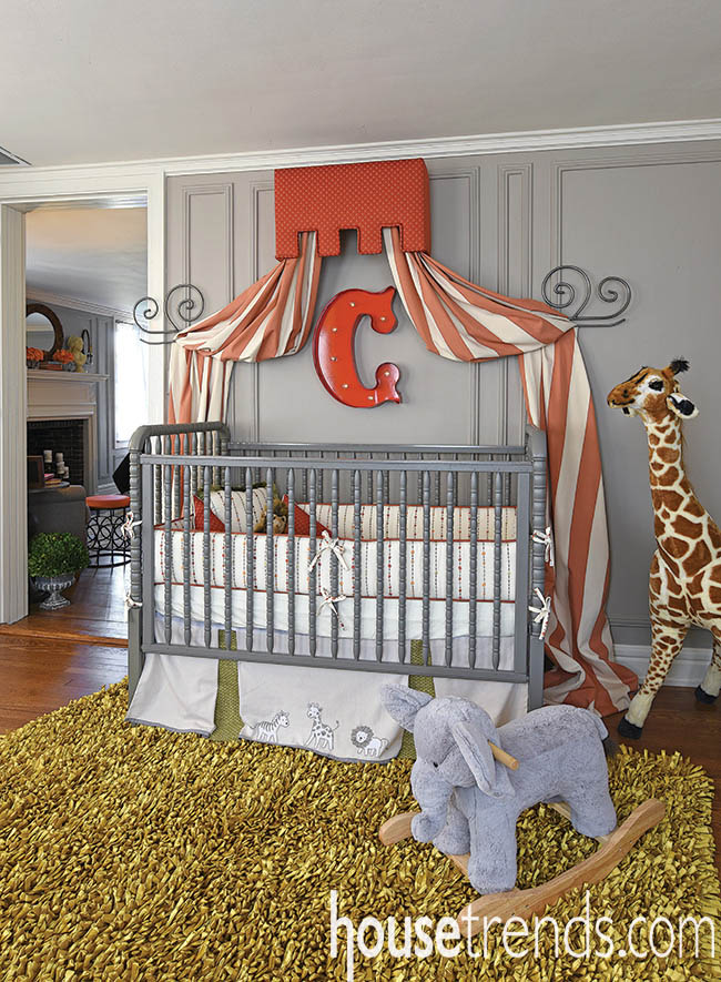 Nursery from 2015 DPVA Designers' Show House & Gardens