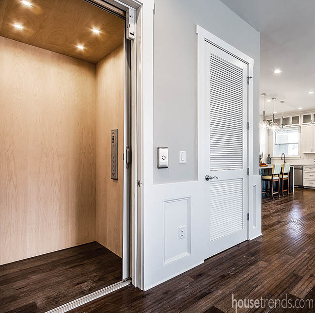 New build includes an elevator