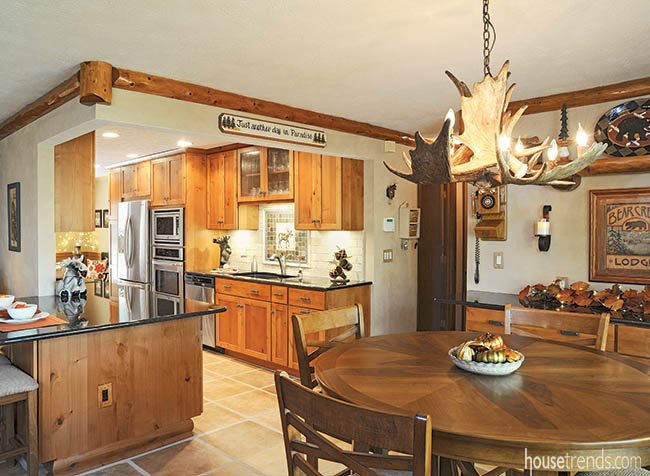 Kitchen remodel separates work and pleasure