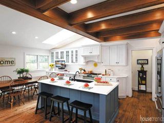 Kitchen remodel results in an open space