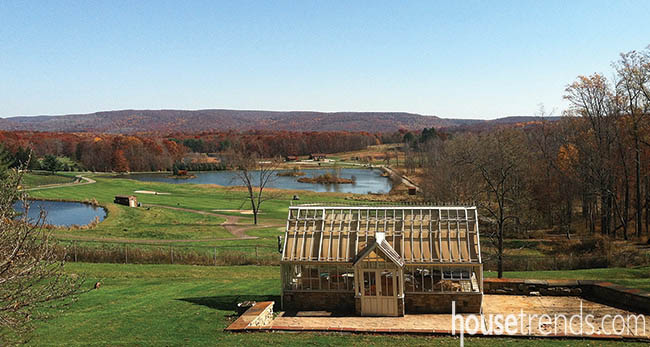 Landscape hosts a revived green house