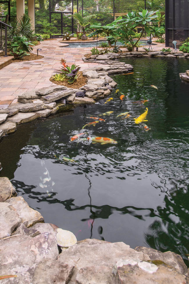 Landscape embraces a natural look