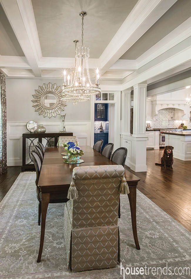 Dining room table gets place of honor