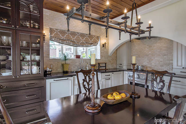 Range hood creates a stunning focal point