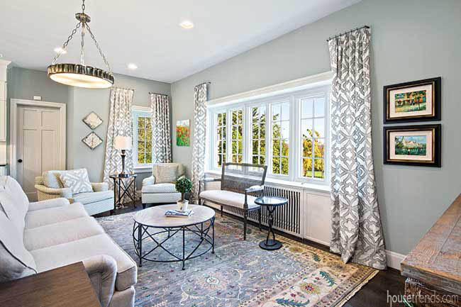 SItting room sees plenty of use