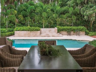 Outdoor furniture offers the best seat in the house