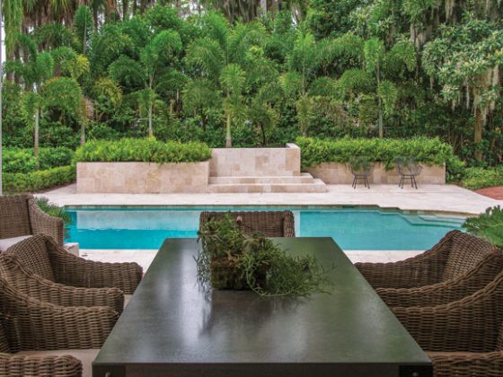 Outdoor furniture offers the best seat in the house