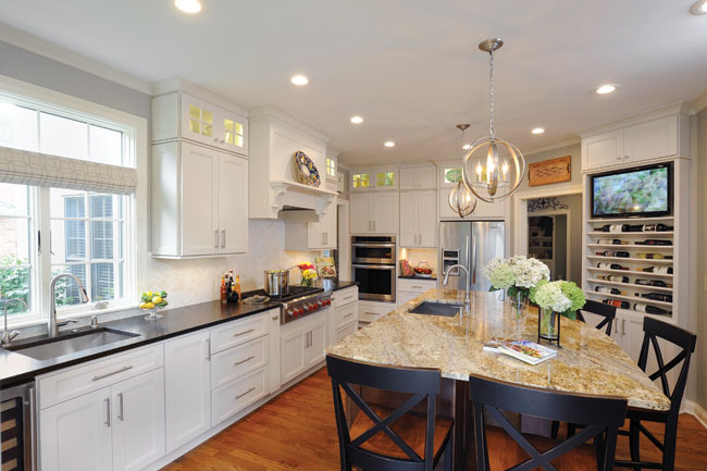 A double oven enables more chefs to cook at once