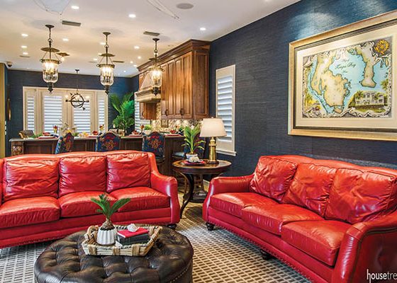 Bright furniture makes a statement