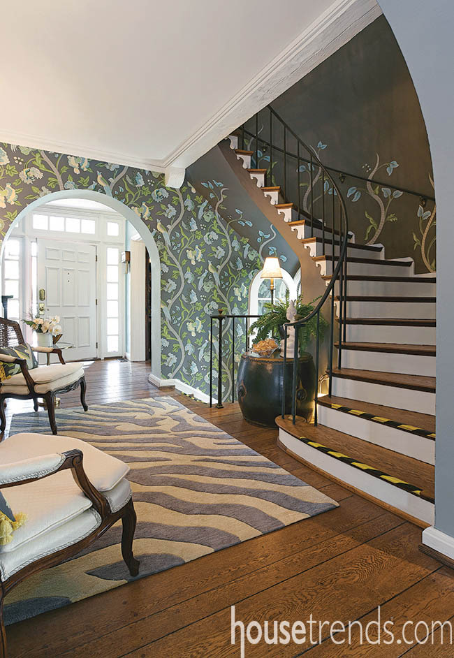 Foyer at 2015 DPVA Designers' Show House & Gardens