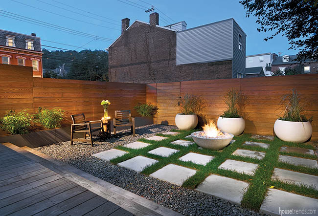 Unique patio gives off a Zen vibe