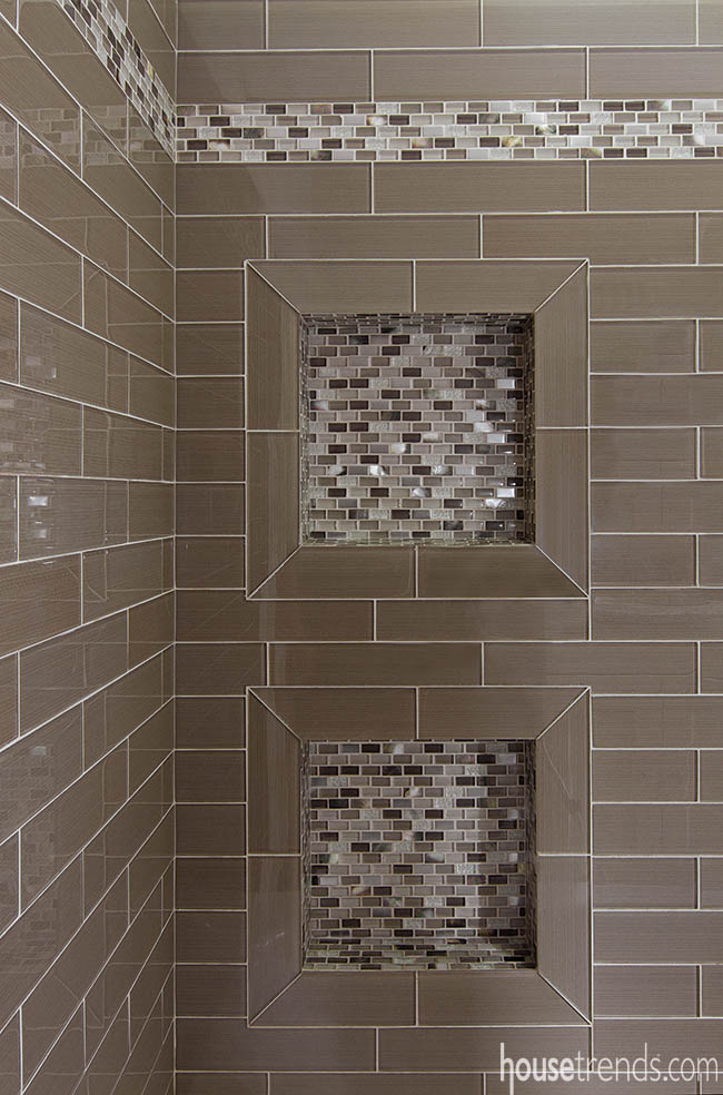 Subway tile dresses up a shower