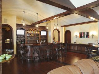 Woodwork helps to establish a classic design