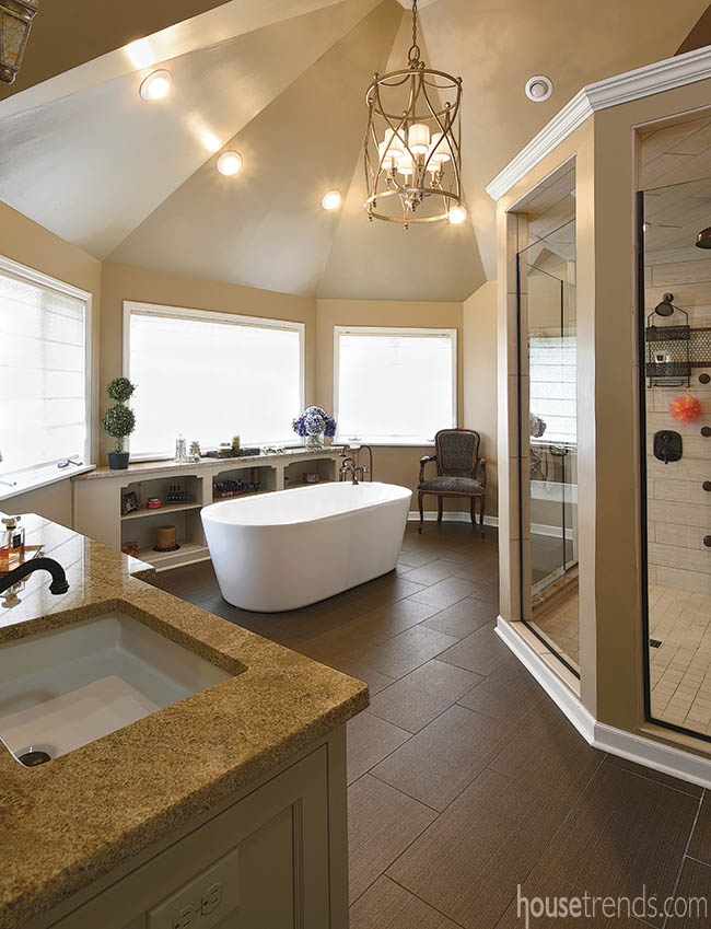 Master bath gets a luxurious makeover