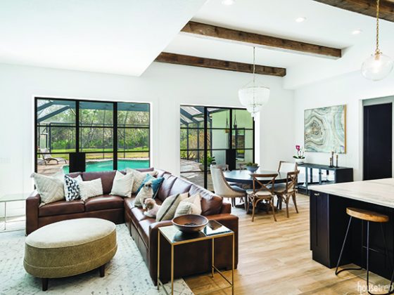 Remodel reveals an open floor plan