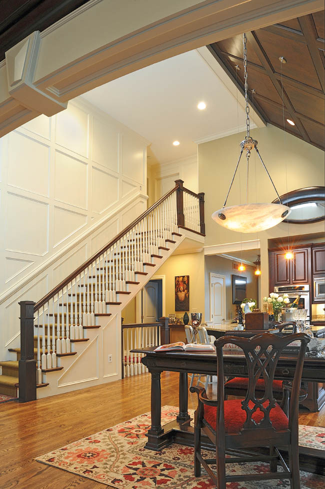 Home design flows smoothly from one space to another