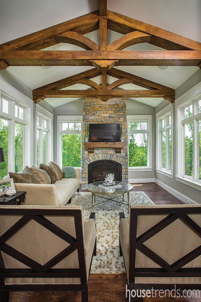 Windows provide a stunning view