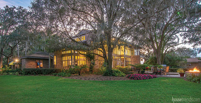 Back yard offers a plethora of entertaining options