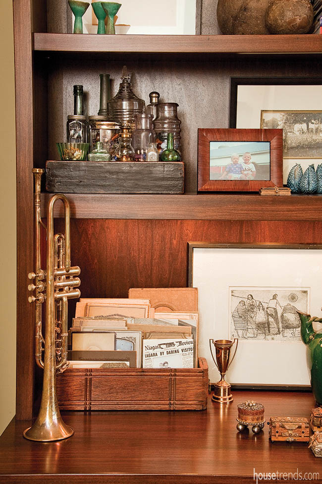 Custom cabinetry shows off priceless treasures