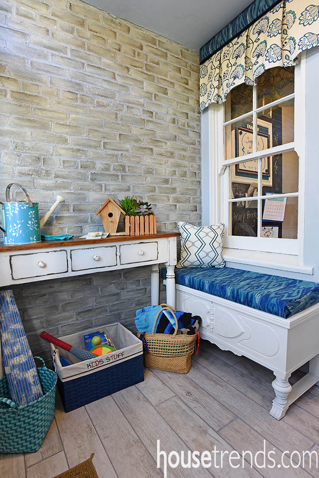 Mudroom design from 2015 DPVA Designers' Show House & Gardens