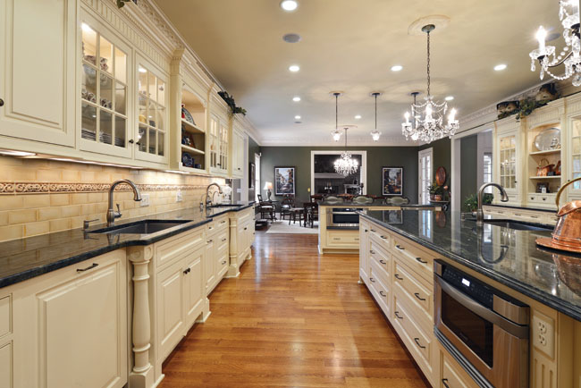 Kitchen design ideas keep the area clear