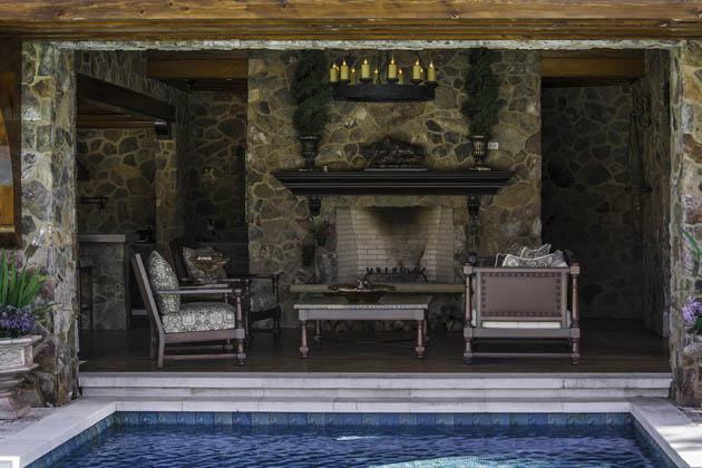 A cool outdoor livingroom