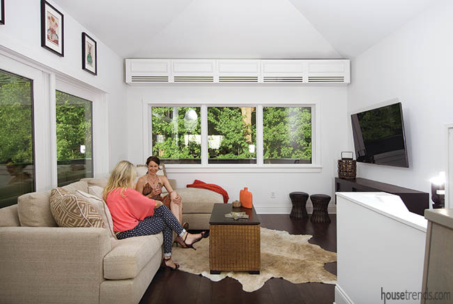 Living room sees use all year long