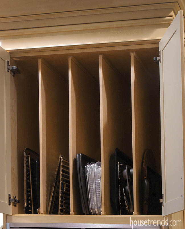 Cabinet makes a place for everything