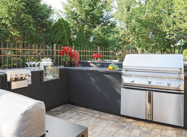 Countertops tie a space together