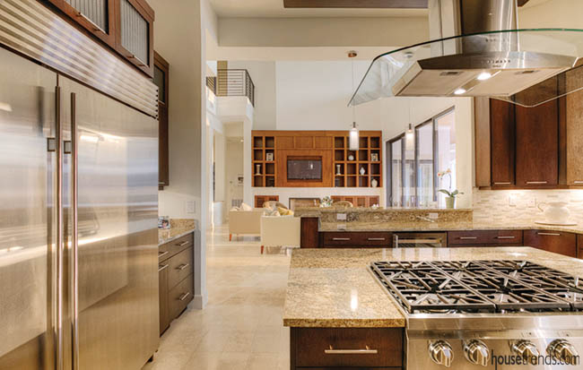 Kitchen design gets a view of nearby great room