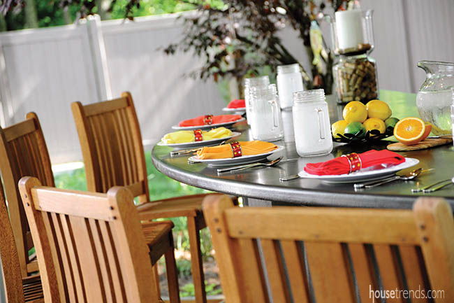 Outdoor living space brings people together