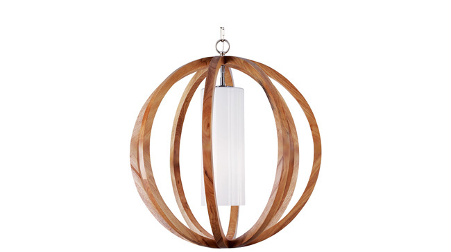 Pendant light gives off an elegantly rustic vibe