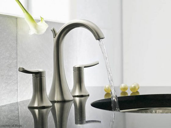 Bathroom faucet is all about sleek sophistication