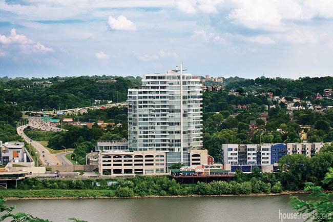 Condo comes equipped with a river view