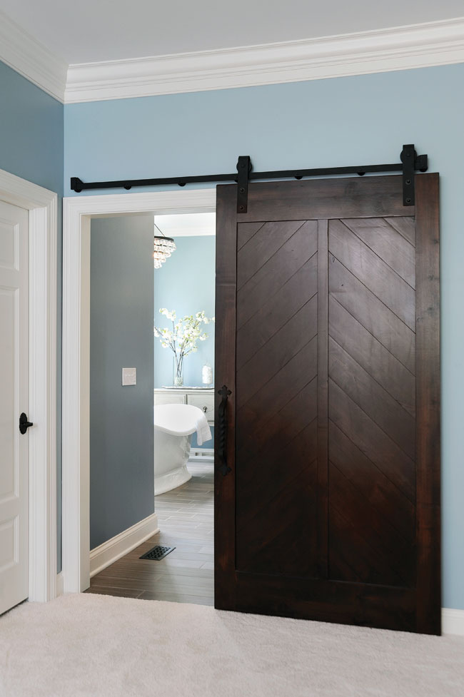 Sliding doors are a hot trend custom built wooden door.