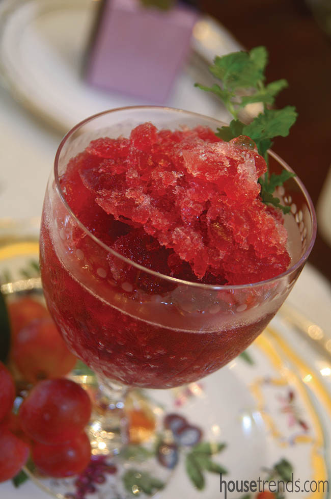 Frozen drink recipe for Thanksgiving