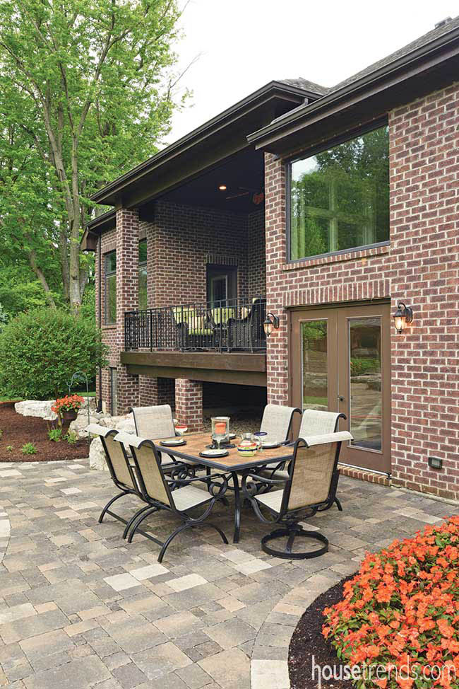 Outdoor table offers more room for entertaining