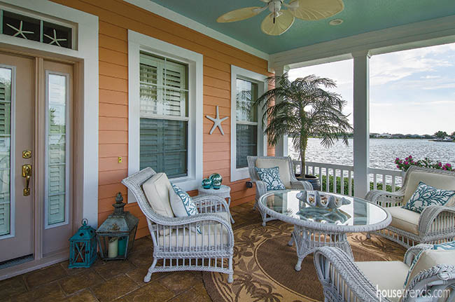 Front porch gets a spectacular view