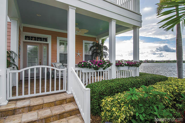 Front porch welcomes guests