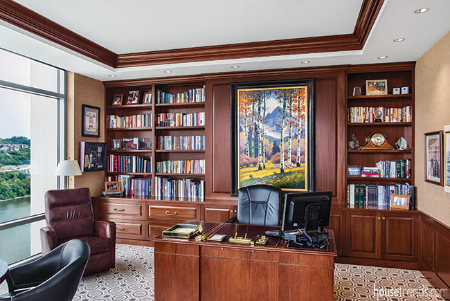 Home office gets a separate space