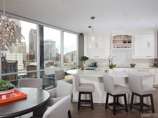 Neurtal color scheme puts focus on the outdoors