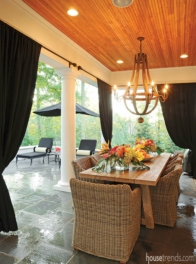 Lights let the fun continue well into the night