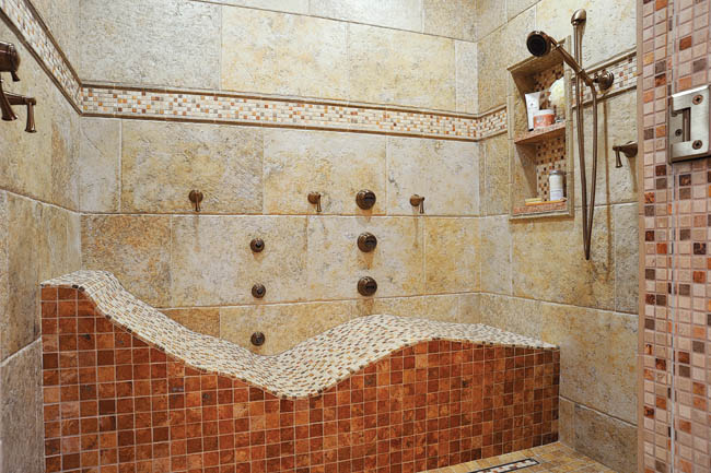 Bathroom features allow for prime relaxation